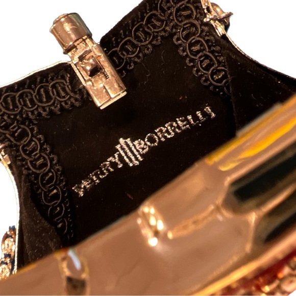 Perry Borrelli Mini Trinket Purse Butterfly & European Crystals - Picture 8 of 8